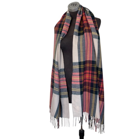 J. Crew Plaid Long Blanket Scarf - Picture 3 of 11